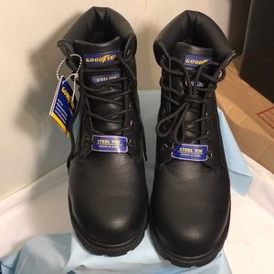 NEW Goodyear Men's Maverik Steel Toe Work Boots